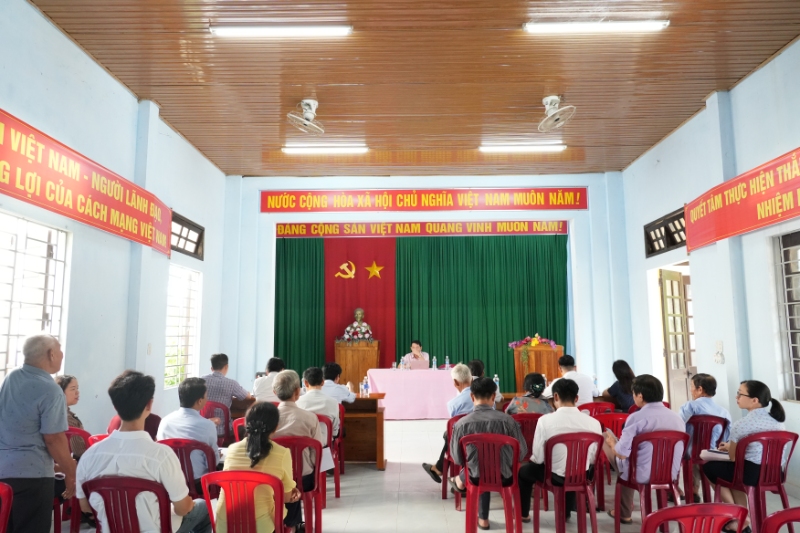 Bí thư Đảng ủy phường tiếp dân, đối thoại trực tiếp với Nhân dân